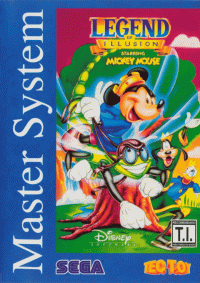 Legend of Illusion Starring Mickey Mouse PAL Sega Master System  box art